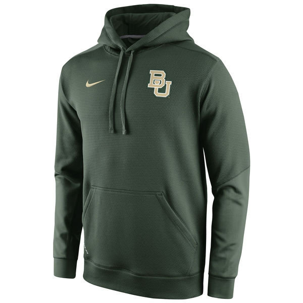 Men NCAA Baylor Bears Nike Sideline KO Chain Fleece ThermaFIT Hoodie ->more ncaa teams->NCAA Jersey